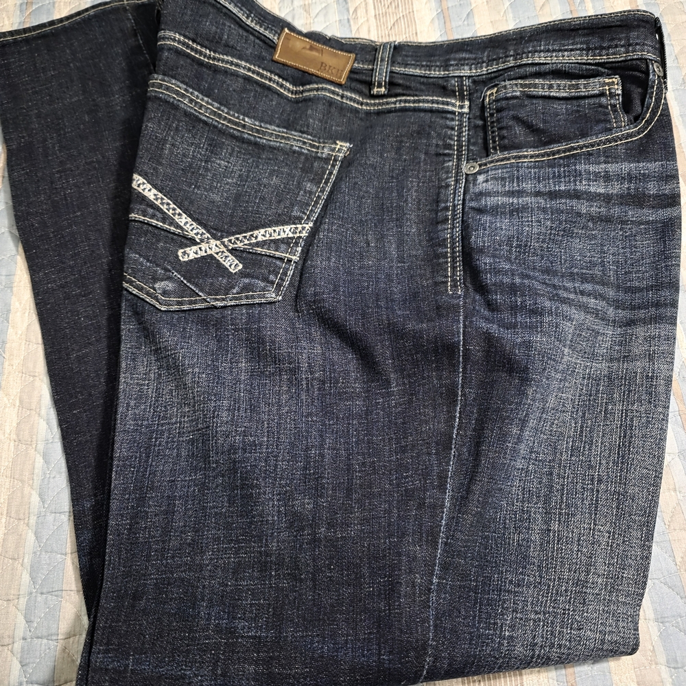 BKE Dark Indigo Straight Leg Jeans